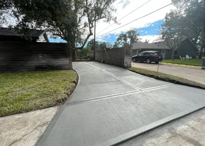 Houston concrete driveway replacement