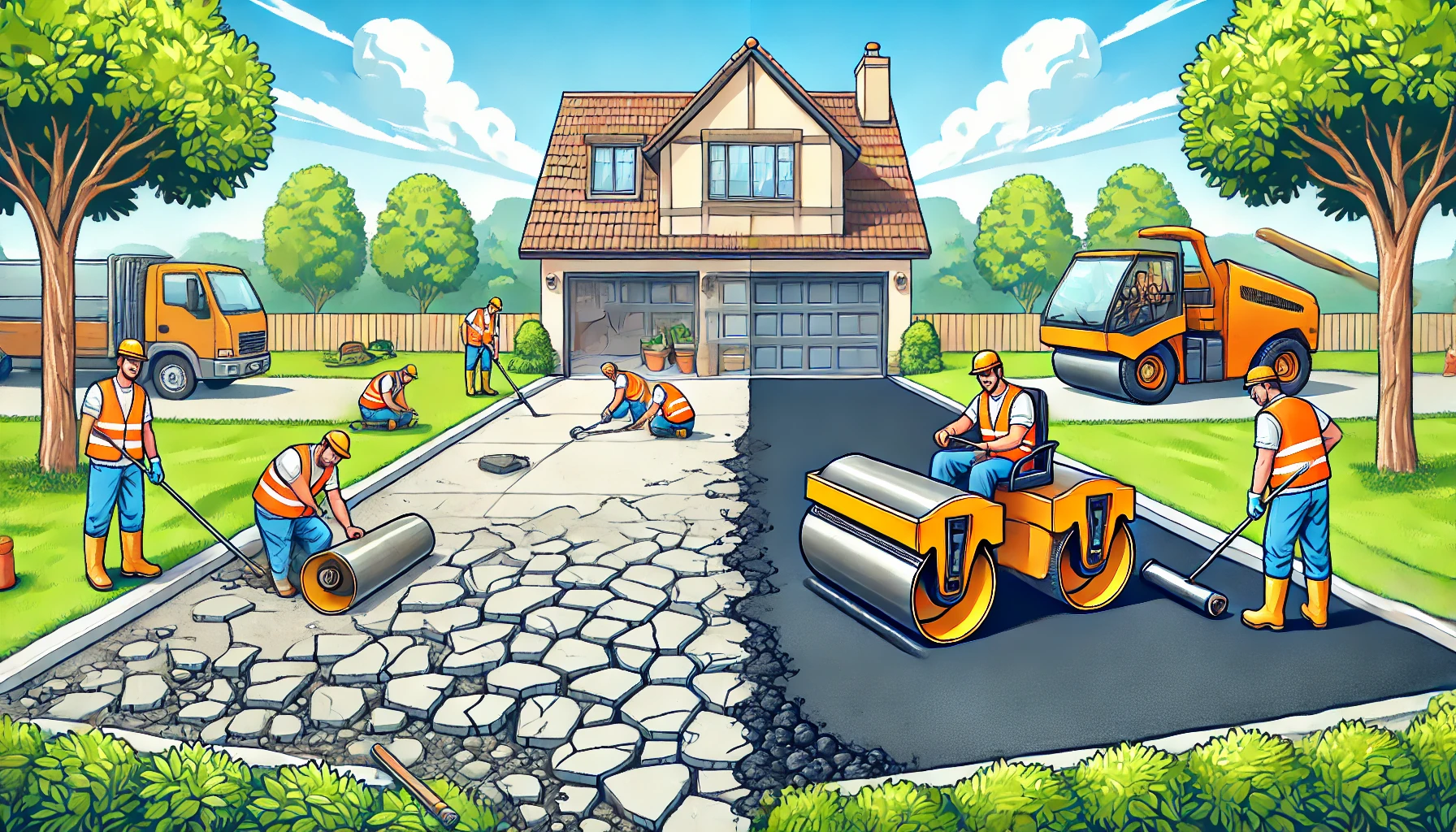 Guide to Driveway Resurfacing Costs - Cross Construction Services